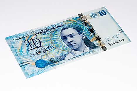 Tunisian 10 dinars Banknote
