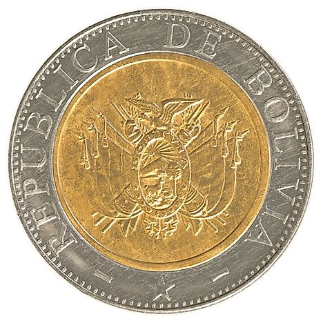 5 Bolivian boliviano coin