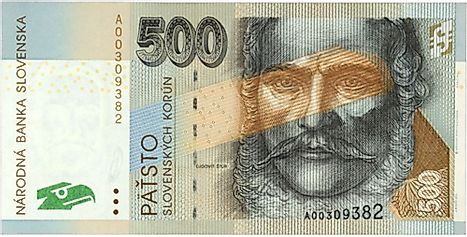 Slovak 500 koruna Banknote