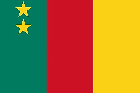 Flag of the Federal Rep. of Cameroon (1961–1975)