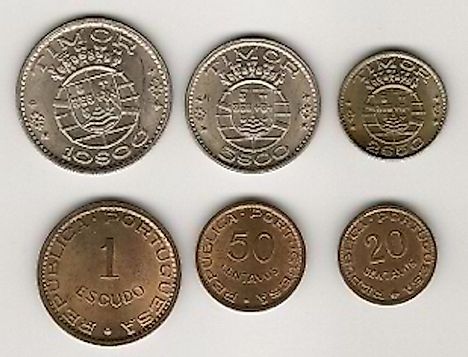 Timor-Leste escudo coinage 1970