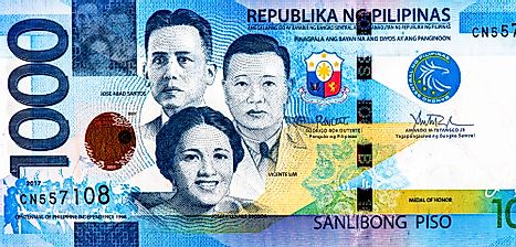 Philippine 1000 peso Banknote