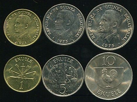 Ekwele coins minted in 1975. Image credit: Faerie ixi/Wikimedia.org