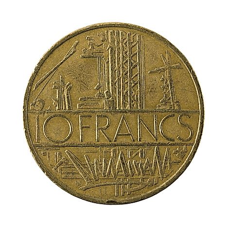 10 french franc coin (1978) obverse