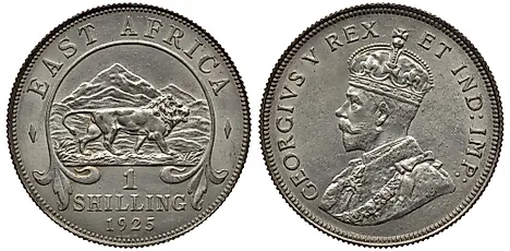 East African 1 shilling Coin