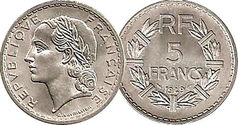 CFA 5 franc Coin