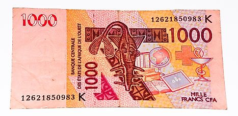 1000 CFA franc banknote