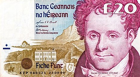  Ireland 20 pounds 1992-1999 Banknotes.
