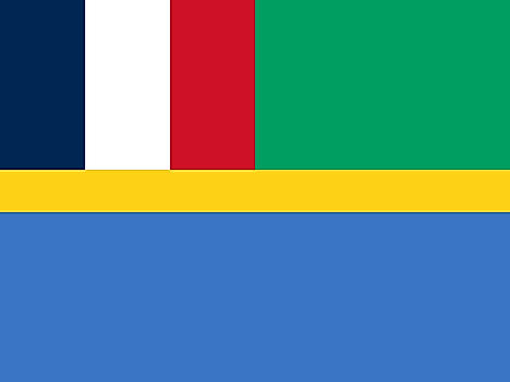 Flag of Gabon, 1959-1960