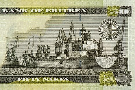 Eritrea 50 nakfa 2011 Banknotes