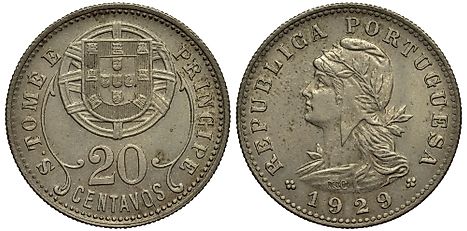 Sao Tome and Principe escudo 20 centavos Coin