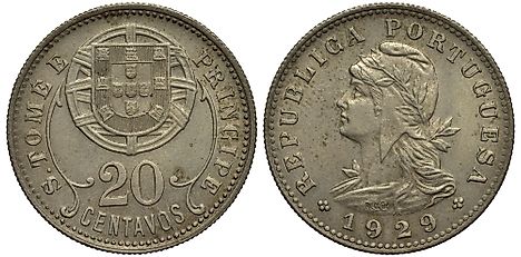 Sao Tome and Principe escudo 20 centavos Coin