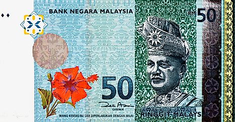 Malaysian 50 ringgit Banknote