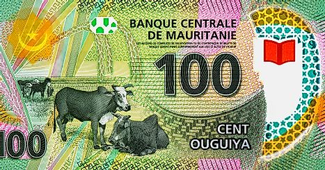Mauritania 100 ouguiya Banknote