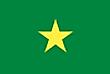 Green field with 5-pointed yellow star