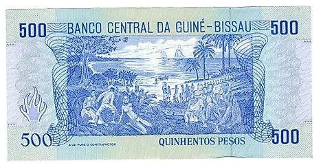 500 peso bill of Guinea-Bissau