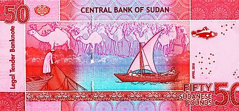 Sudanese 50 pound Banknote