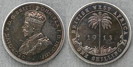 British West African pound One shilling Coin