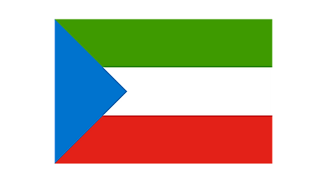 Flag of Equatorial Guinea without coat of arms used from 1968-73
