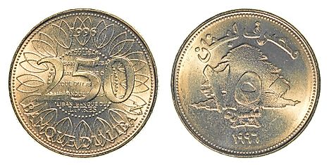 Lebanese 250 pound Coin