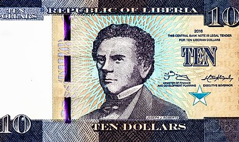 Liberian 10 dollar Banknote