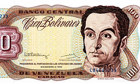  Venezuelan bolívar 100 (bolívar soberano) Banknote