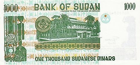 Sudanese 1000 dinars Banknote