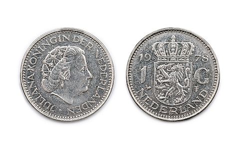 Dutch 1 guilder Coin