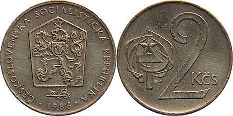 2 Czechoslovak koruna.