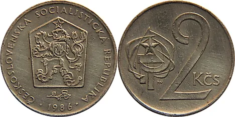 2 Czechoslovak koruna.