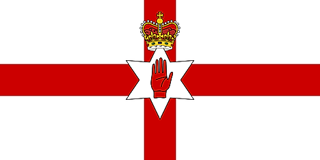 St. George's Cross with 6-pointed star bearing human hand and a crown