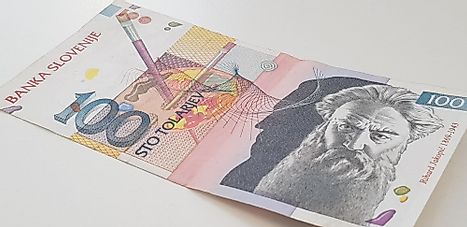 Slovenian 100 tolar Banknote