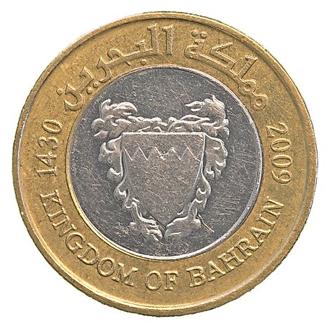 100 Bahraini dinar coin