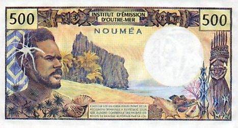 CFP 500 franc Banknote