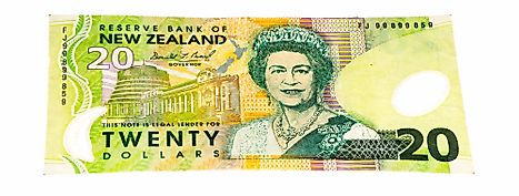 New Zealand 20 dollar Banknote