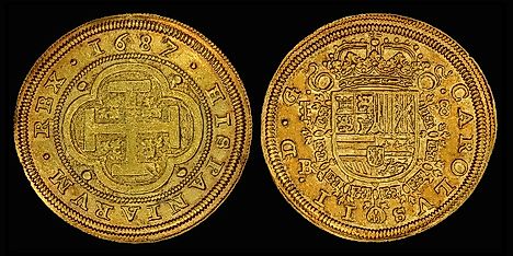 8 Spanish escudos (1687)