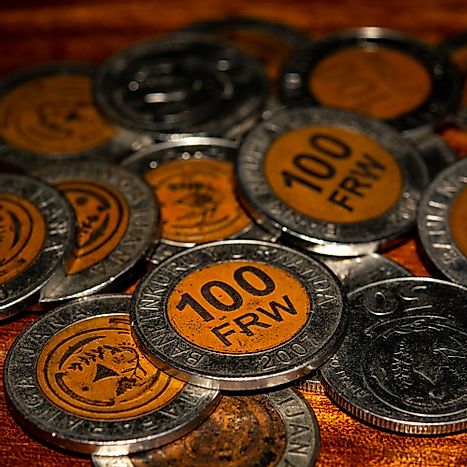 Rwandan 100 franc Coin