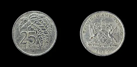 Trinidad and Tobago 25 cents Coin