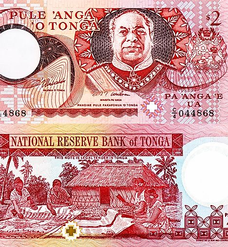 Tongan 2 pa’anga Banknote
