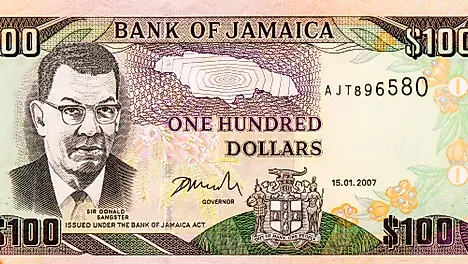 Jamaica 100 dollars 2003-2010 Banknotes