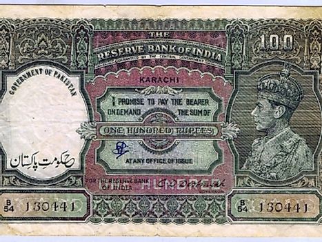 British Indian 100 rupee Banknote