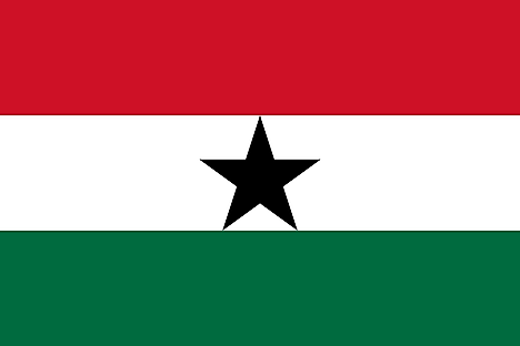 Flag of Ghana (1964–1966).