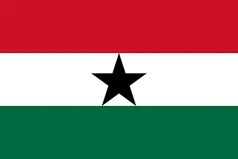 Flag of Ghana (1964–1966).