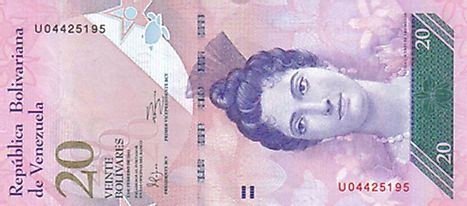 Bolívar 20 fuerte Banknote
