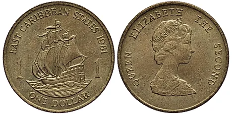 Eastern Caribbean 1 dollar Coin