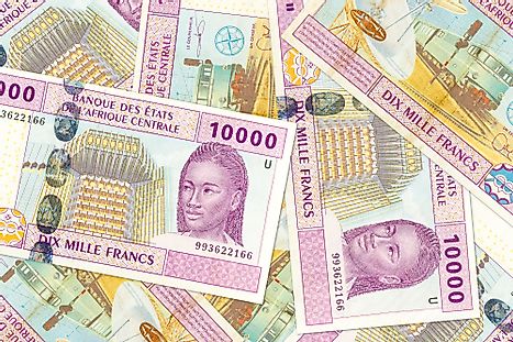 10000 Central African CFA franc banknote