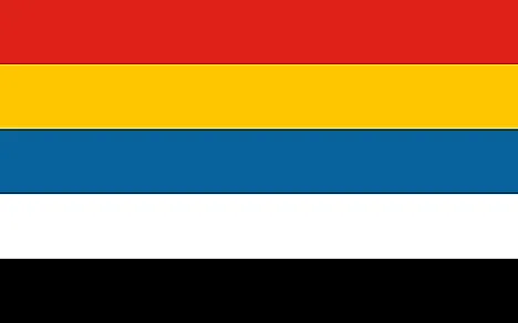 Flag of the Republic of China (1912–1928), representing the Five Races Under One Union principle