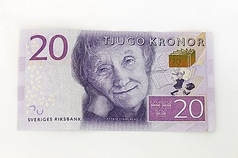 Swedish 20 krona Banknote