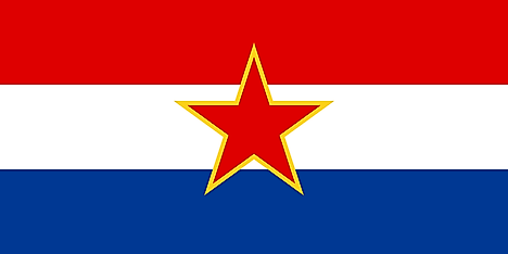 Flag of the Socialist Republic of Croatia (1945–1990)