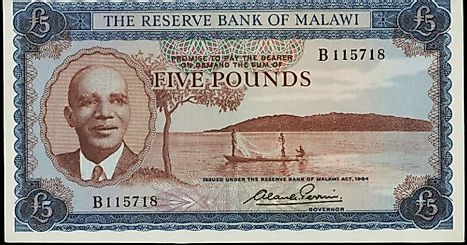 Malawian 5 pounds Banknote